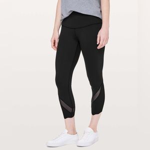 Lululemon Wunder Under High Rise Crop Scallop